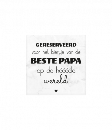 Marmeren onderzetters - Papa