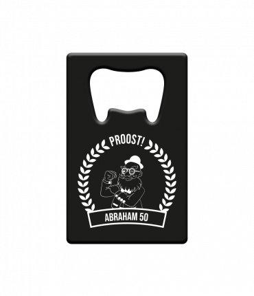 Metal beer opener - Abraham 50