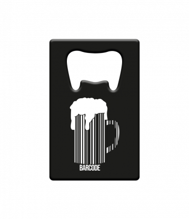 Metal beer opener - Barcode