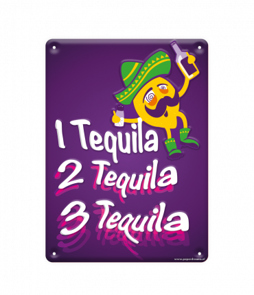 Metal signs - Drink tequila