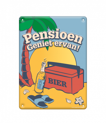 Metal signs - Pensioen