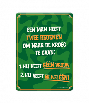 Metal signs - Twee redenen