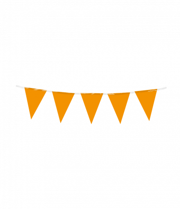 Mini party flags PE - Orange