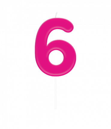 Number candle - 6
