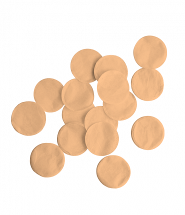 Paper confetti - Pastel orange