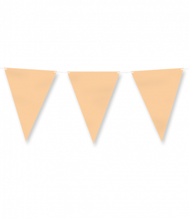 Paper flagline - Pastel orange