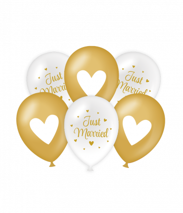 Party balloons - Just married