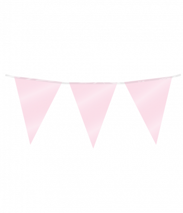 Party Flag Foil - Baby Pink