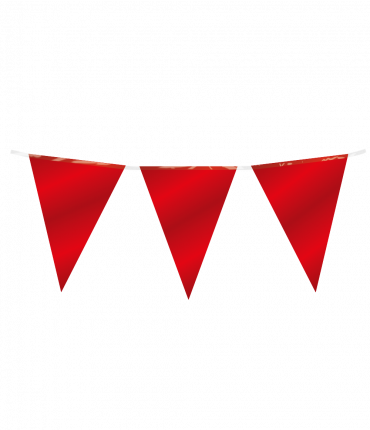 Party Flag Foil - Red