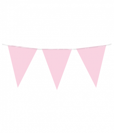 Party Flag PE - Pastel light pink