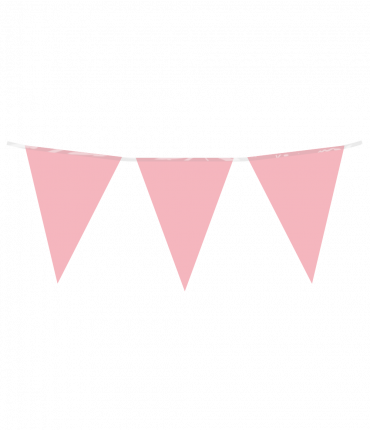 Party Flag PE - Pastel pink