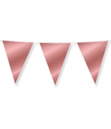 Party Flags foil - Rose gold