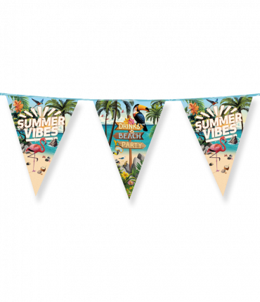 Party Flags foil - Summer vibes
