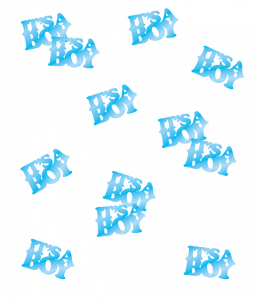Table confetti - It's a boy