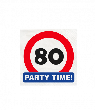 Traffic sign napkins - 80