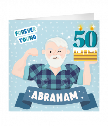 XL Greeting Cards - Abraham 50