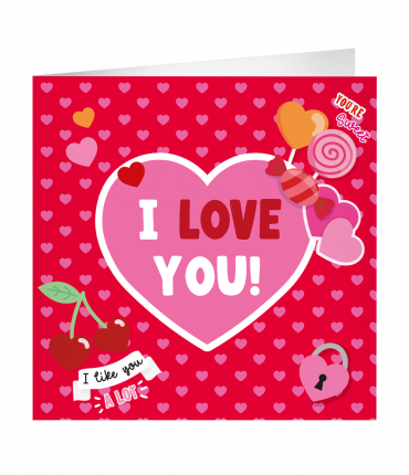 XL Greeting Cards - I love you