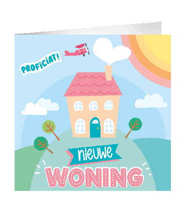 XL Greeting Cards - Nieuwe woning