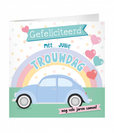 XL Greeting Cards - Trouwdag