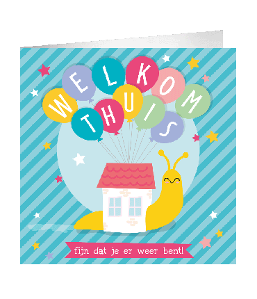 XL Greeting Cards - Welkom thuis
