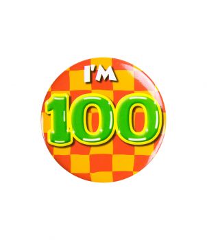 Button klein - i'm 100