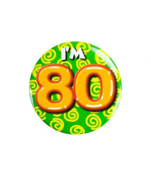 Button klein - i'm 80