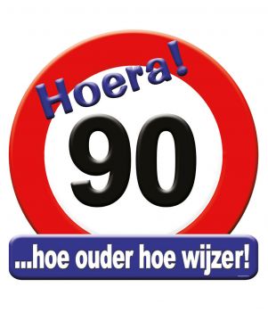 Huldeschild - 90 jaar