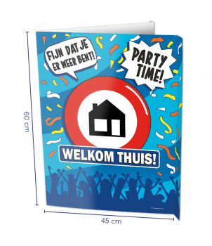 Window signs - Welkom thuis