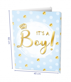 Window signs - It's a boy!