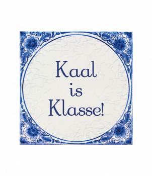 Tegels delfts blauw - Kaal