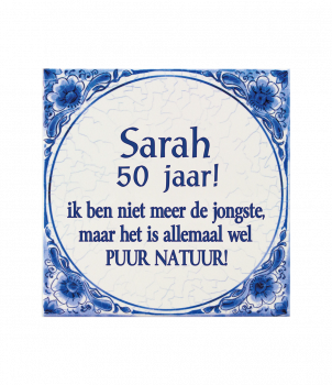 Tegels delfts blauw - Sarah