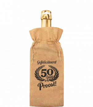 Bottle gift bag - 50 jaar