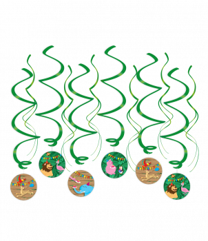 Swirl decorations - Jungle