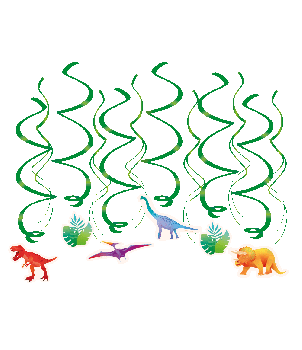 Swirl decorations - Dino