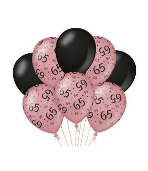Decoration balloons Rose/black - 65