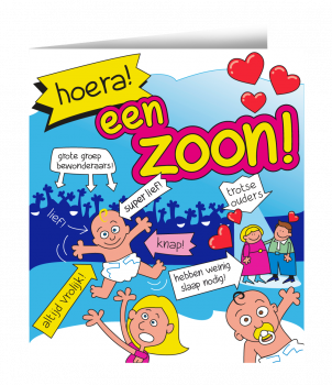 Wenskaarten - Zoon cartoon