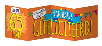 Surprise Card - 65 jaar