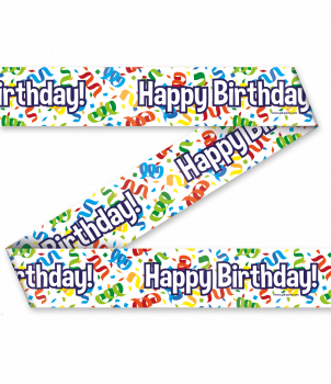 Party Tape - Happy birthday cartoon