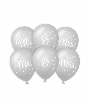 Wedding balloons - Mr. & Mrs.