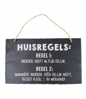 Leisteen - Huisregels