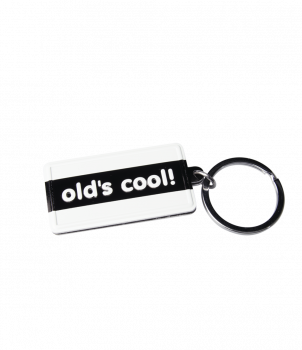 Black & White keyring - Old's cool