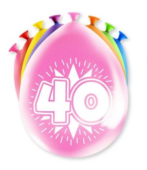 Happy Party Balloons - 40 years