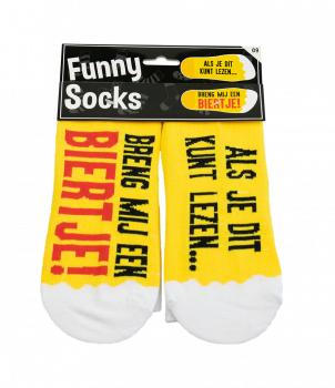 Funny socks - Breng mij een biertje!