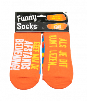 Funny socks - Geef mij de afstandbediening