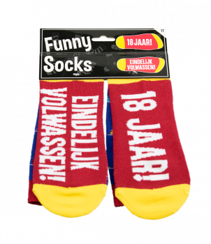 Funny socks - 18 jaar