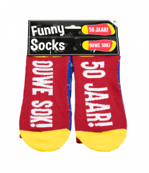 Funny socks - 50 jaar