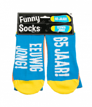 Funny socks - 65 jaar