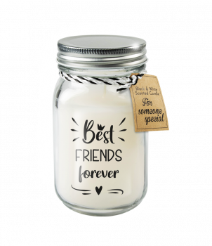 Black & White scented candles - Best friends