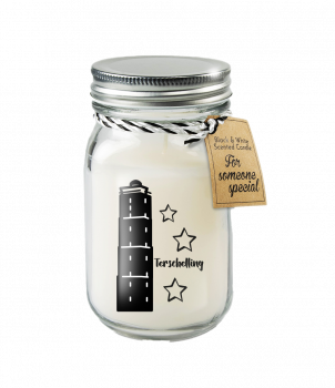 Black & White scented candles - Terschelling