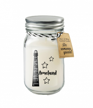 Black & White scented candles - Ameland